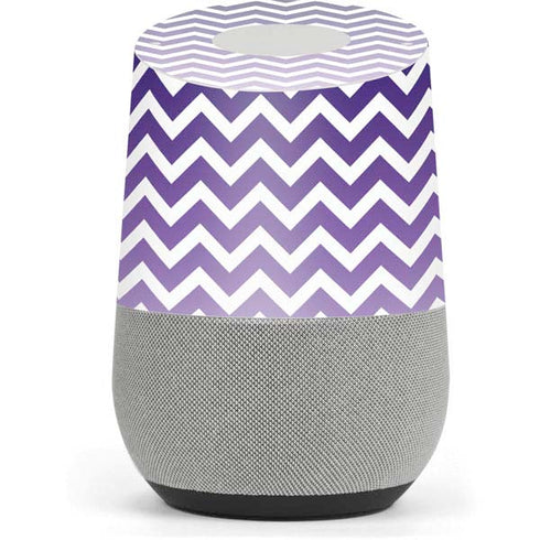 Chevron Purple Ombre Google Home Skin